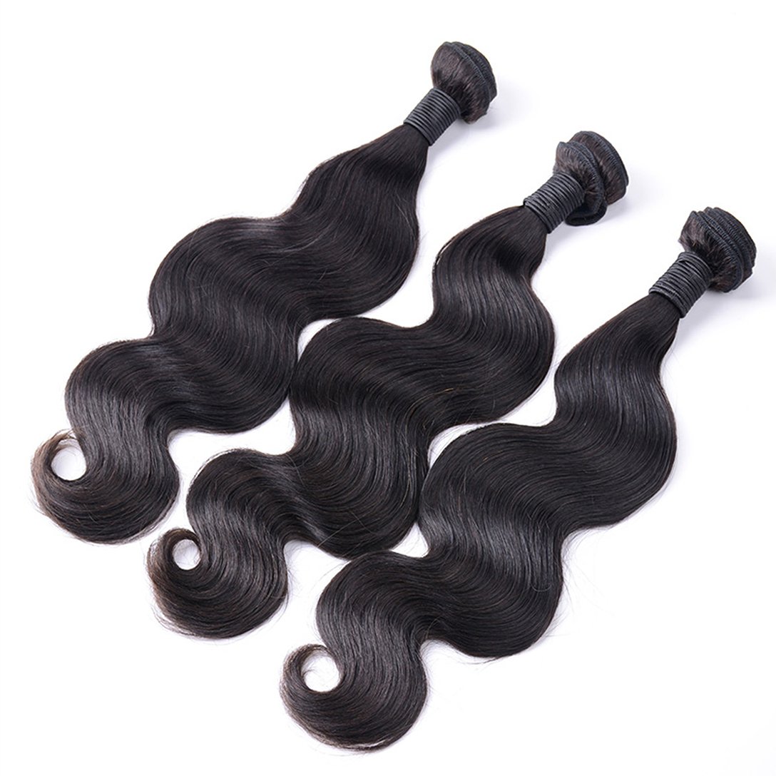 Amazon Com Rn Beauty Brazilian Virgin Hair Body Wave 3 Bundles