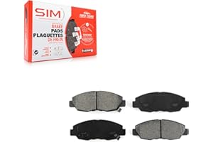 Front Semi-Metallic Disc Brake Pads SIM-465A For Honda Civic Accord Insight Acura EL