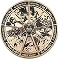 Amazon.com: Dungeons & Dragons Gold Plated Alignment Spinner Pin Badge ...
