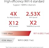 ASUS GT-AX11000 Pro Tri-Band WiFi 6 Router 2.5G 10G Ports RangeBoost Plus view 3