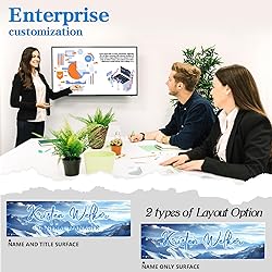 Custom Office Name Plate for Desk - Desk Name Plate