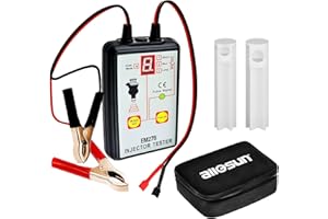 ALLOSUN EM276SET Fuel Injector Tester & Adapter DIY Cleaning Tool Kit Set (Fuel Injector Tester + Adapter)