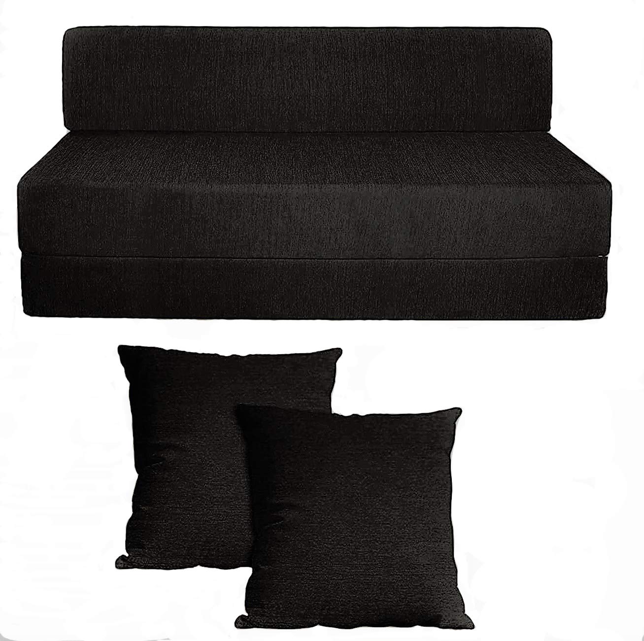 CHILLI BILLI High Density Foam Two Seater Sofa Cum Bed Folding