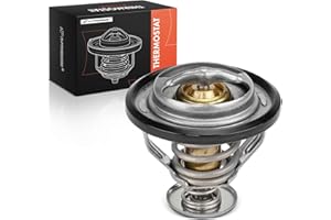 A-Premium Engine Coolant Thermostat with Seal Compatible with Toyota, Ford, Mitsubishi, Lexus, Scion, Pontiac, Dodge & Eagle 