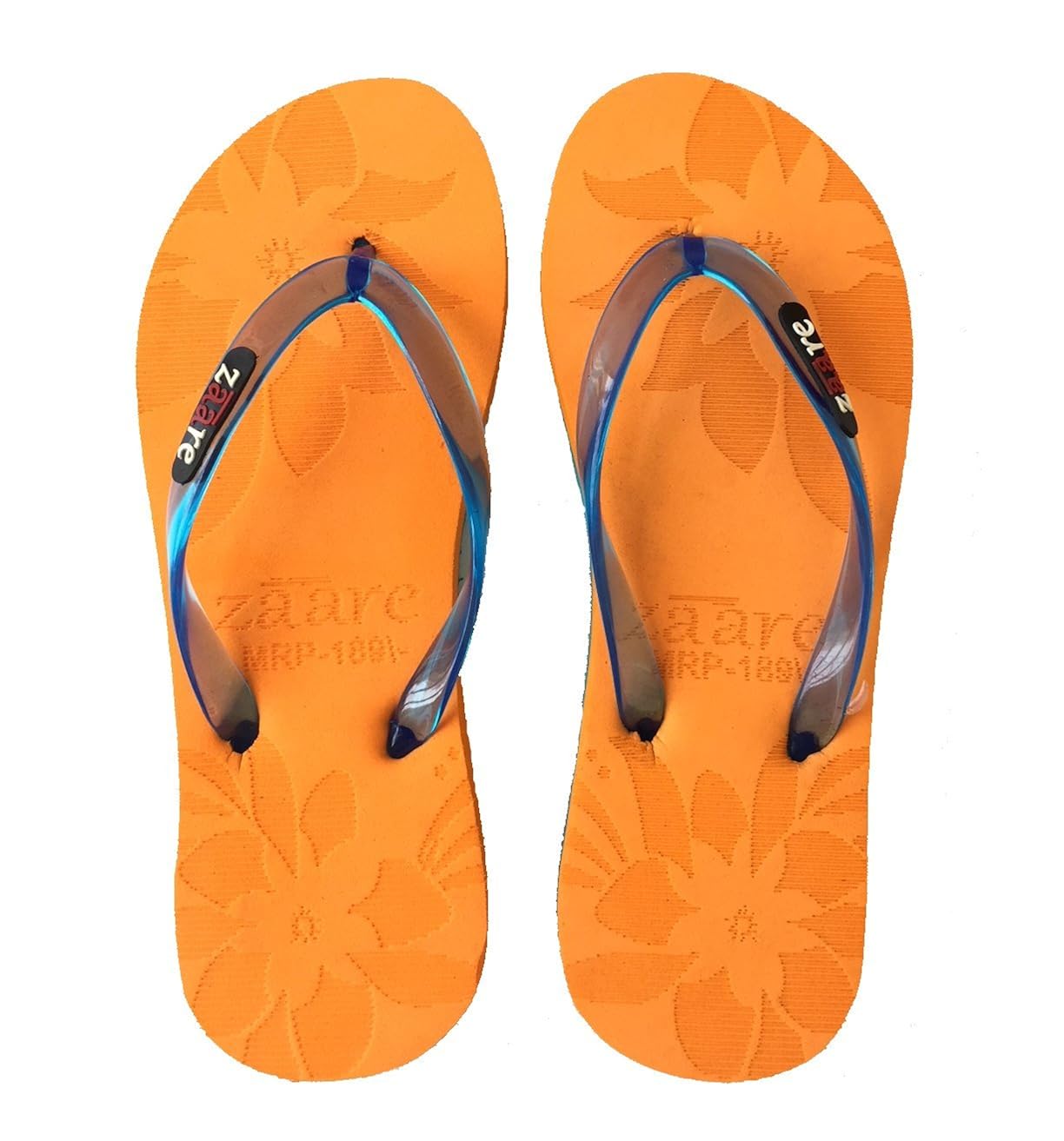 zaare women flip-flops & monsoon slipper - laser flower