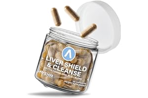 Avenir Nutrition Liver Shield & Cleanse | Herbal Liver Cleanse Detox & Repair Supplement | Milk Thistle & Artichoke Extract Supplements | Fatty Liver & Health Support | 60 Capsules for Men and Women
