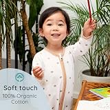 Bramble & Bear 2-Pack Toddler Sleepsuits Organic Cotton Full Zip Footless view 2