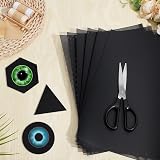 BENECREAT 10Pcs Fursuit Eye Mesh 30x22cm Black PVC Dust Plastic Net Cosplay view 5