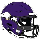 Siskiyou Sports NFL Minnesota Vikings Helmet Auto Decal, Team Colors, One Size