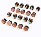 BBTO 20 x 10 mm Cue Tips Brown with Plastic Storage Box view 6