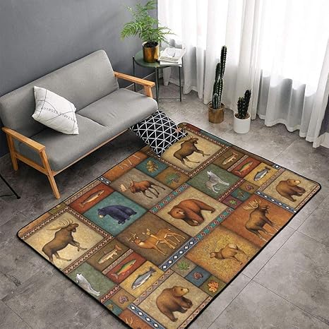 moose rug for nursery