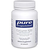 Pure Encapsulations Curcumin 500 with Bioperine - Antioxidant Supplement to Support Joints, Tissue, Liver, Colon & Cellular Health* - with Turmeric Curcumin & Bioperine - 60 Capsules