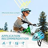 EXCLUSKY Kids Bicycle Helmet Ocean Blue 50-57cm Adjustable 5-13 yrs view 3