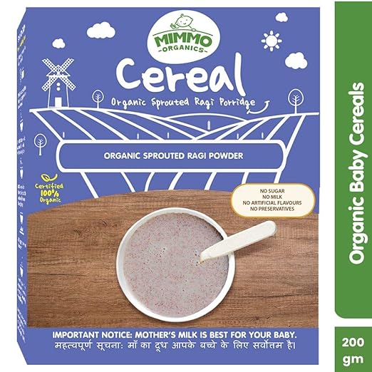 sprouted ragi porridge