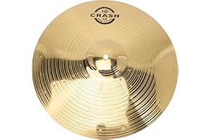 Vaguelly Timbales 16 Crash Cymbals, Brass Cymbals Drum Set Percussion s for Beginners and Students, 40 cm Pack Pack Pack Pack