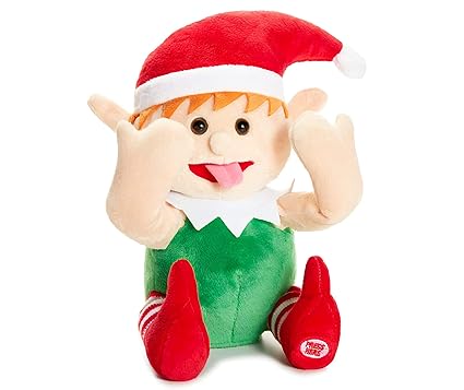 winter wonder lane Funny face Animated elf Doll