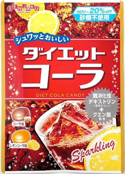 Amazon 扇雀飴本舗 ダイエットコーラ 85g 6袋 扇雀飴本舗 あめ キャンディ 通販