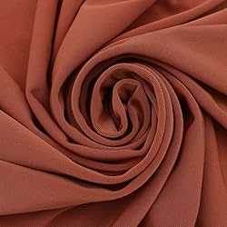 Texco Inc Solid 4-Way Stretch Venezia Polyester