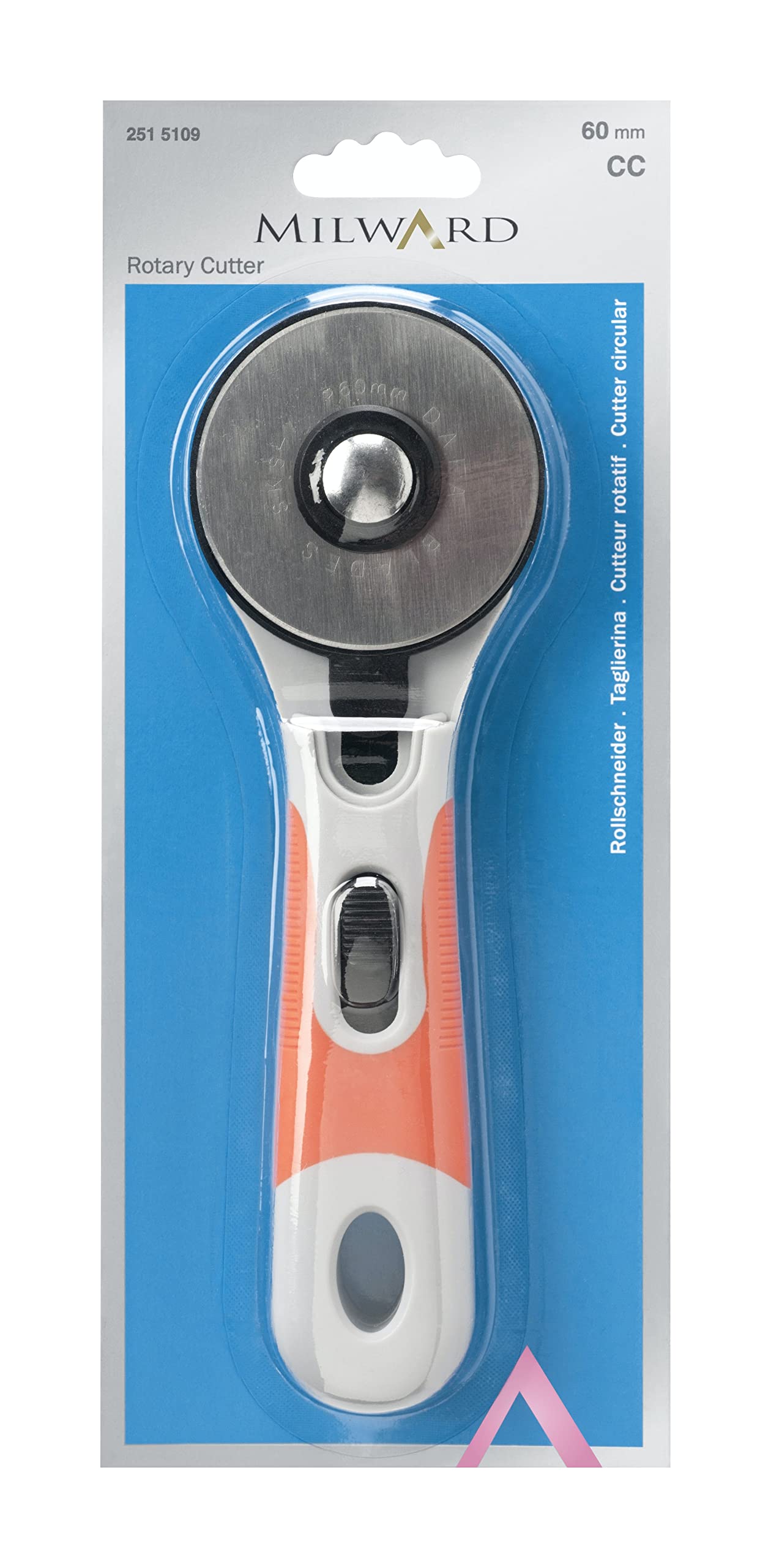 Milward Rotary Cutter: 60mm Diameter: 1 Piece, Assorted