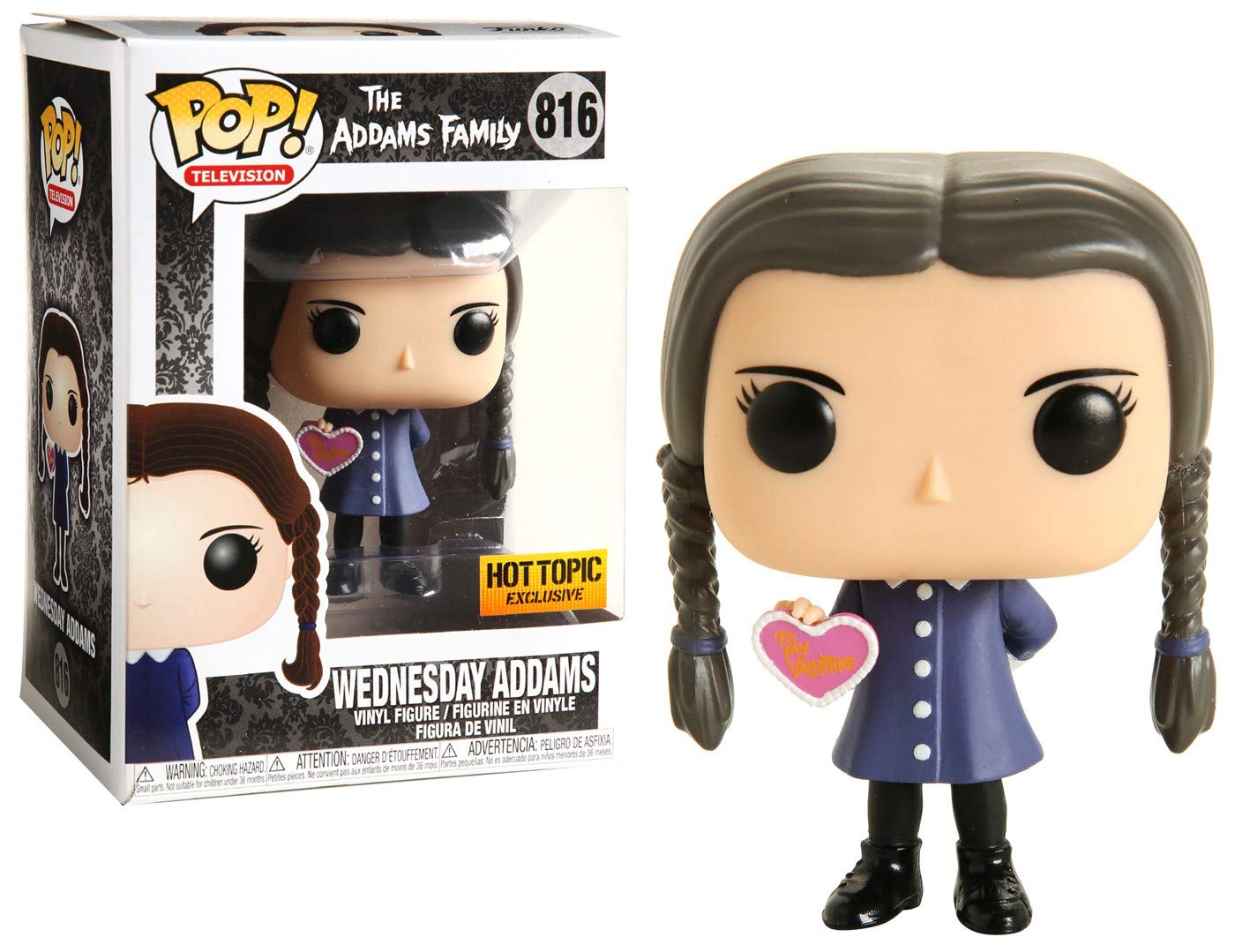 Funko POP Wednesday Addams with Valentine's Day Heart