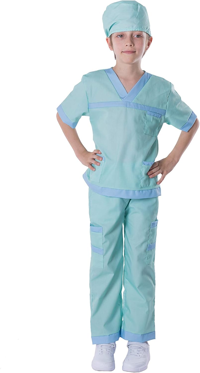 Spooktacular Creations Dr. Scrubs Deluxe Kids Toddler Vet Costume Set