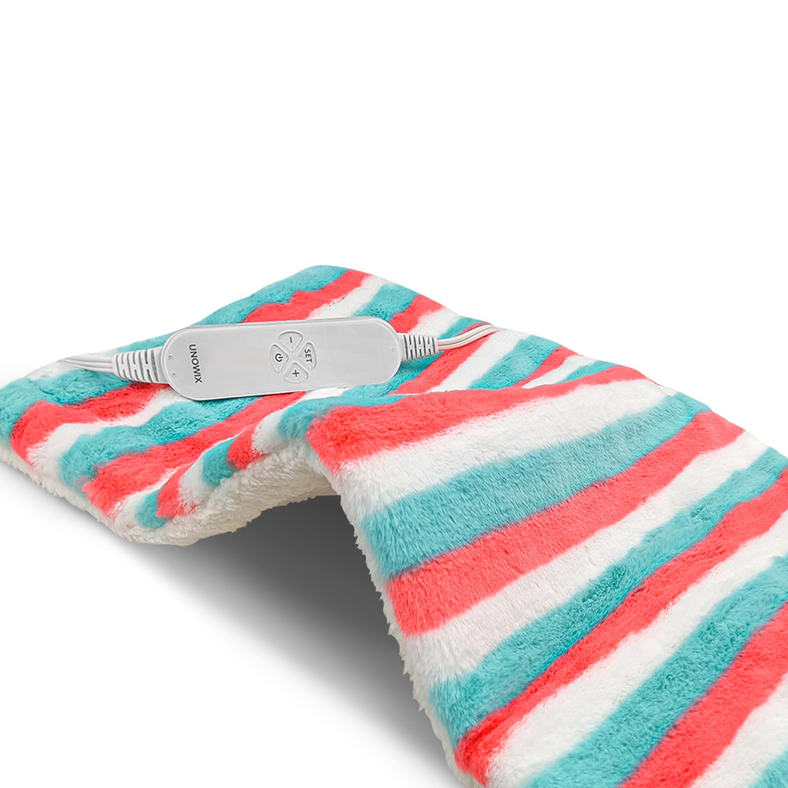 Photo 1 of *MISSING PARTS - See Clerk Notes*
UNOWIX XL Electric Heating Pad for Back Pain Relief - 12 Heat Levels, 8 Timers, Moist Heat Option, Cute Plush Heat Pad, Gifts for Women, Men, Mom, Dad, Machine Washable-Rainbow-L(12" x 24")