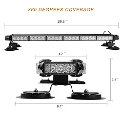 ASPL 29.5" 54 LED Strobe Light Bar Double Side
