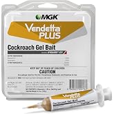 MGK Vendetta Plus Cockroach Gel Bait | 4 x 30 Gram Tubes | Odorless, Fits Standard Bait Guns, German Cockroach Killer, Indoor Home, Commercial, Industrial Use