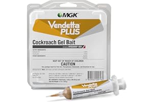MGK Vendetta® Plus Cockroach Gel Bait | Odorless German Roach Killer That Fits Standard Bait Guns | German Cockroach Killer | Indoor Home, Commercial, Industrial Use | 4 x 30 Gram Tubes
