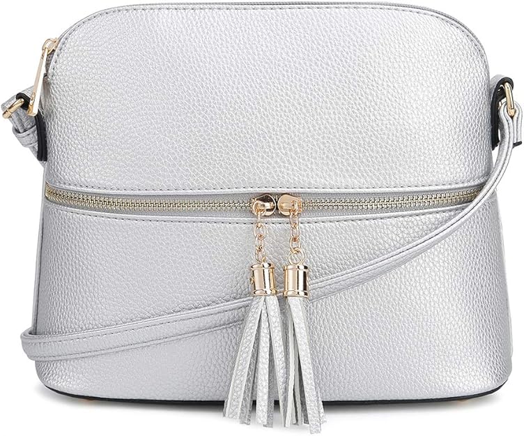 SG SUGU Lunar Lightweight Medium Dome Crossbody Bag Shoulder Bag with