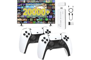 NOBES Retro Gaming Console with 20000+ Classic Games - Dual Controllers, Plug & Play, 2 Players, HDMI Output, Family Entertainment System