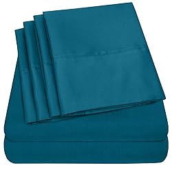 Cal King Size Bed Sheets - 6 Piece 1500 Supreme