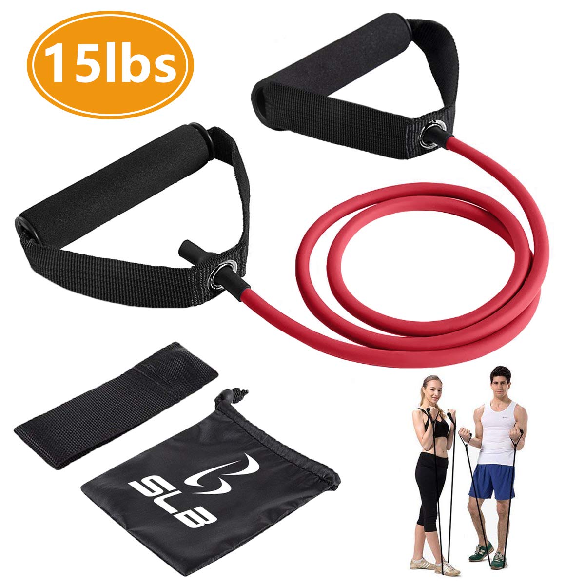 Resistance Bands Exercise Bands with Handles, Home & Gym Strength