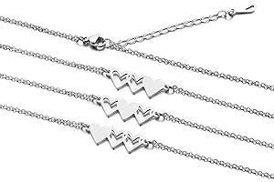 Sunflower Jewellery Friendship Necklace for 3,Stainless Steel Heart-Shaped Necklace/Bracelet Three Hearts Composed of Friendship Necklace/Bracelet, A Gift for Friends