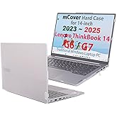 mCover Case ONLY Compatible for 2023~2025 14" Lenovo ThinkBook 14 G6 / G7 Series Windows Notebook PC (NOT Working with Other Lenovo Models) - Clear
