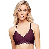 Katie Triangle Bralette for Women, Unpadded and Unlined Wireless Bra, Perfect Adjustable Everyday Lace Lingerie