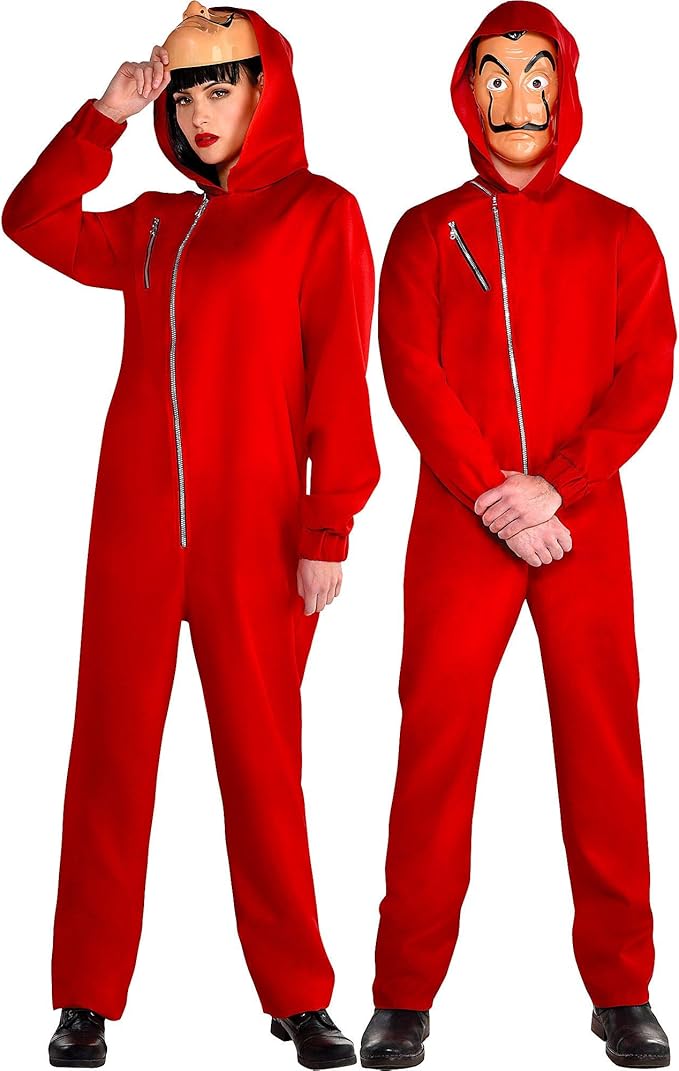 Party City Money Heist Jumpsuit Halloween Costume for