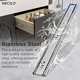 NECILO Push to Open 300mm Stainless Steel Drawer Runner 45 kg Pair view 4