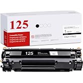 125 CRG125 Toner Cartridge Replacement for Canon 125 CRG-125 3484B001 Toner Cartridge ImageCLASS LBP6030w LBP6000 MF3010 LBP3100 Printers(1-Pack,Black)
