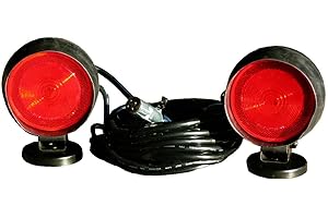BA PRODUCTS TL257M, Magnetic Tow Lights with Cord and 4 Prong Plug, 24-1