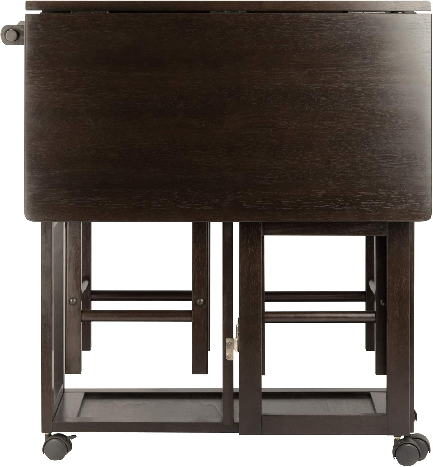 Winsome Suzanne 3-PC Set Space Saver Kitchen, Coffee Finish: Furniture & Decor