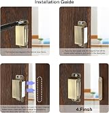 ASelected Magnetic Door Catch 4 Pack Stainless Steel 8 KG Bronze Cabinet view 4