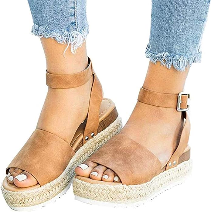 trendy platform sandals