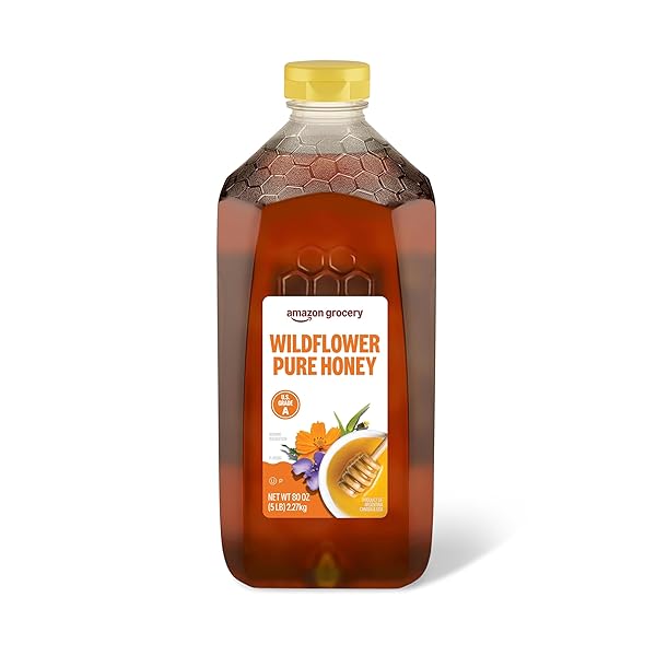AMAZON GROCERY, WILDFLOWER PURE HONEY, 80 OZ (PREVIOUSLY AMAZON FRESH, PACKAGING MAY VARY)