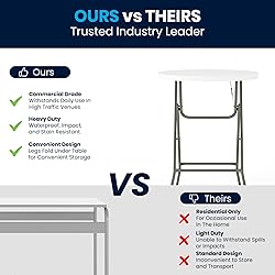 Flash Furniture Elon 32' Round Folding Bar Height