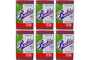 GENERIC Baldo Yerba Mate Tea Traditional From Uruguay, 6 x 1 kg / 2.2 lbs each bag