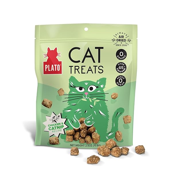 PLATO PET TREATS CAT TREATS – SINGLE INGREDIENT,...