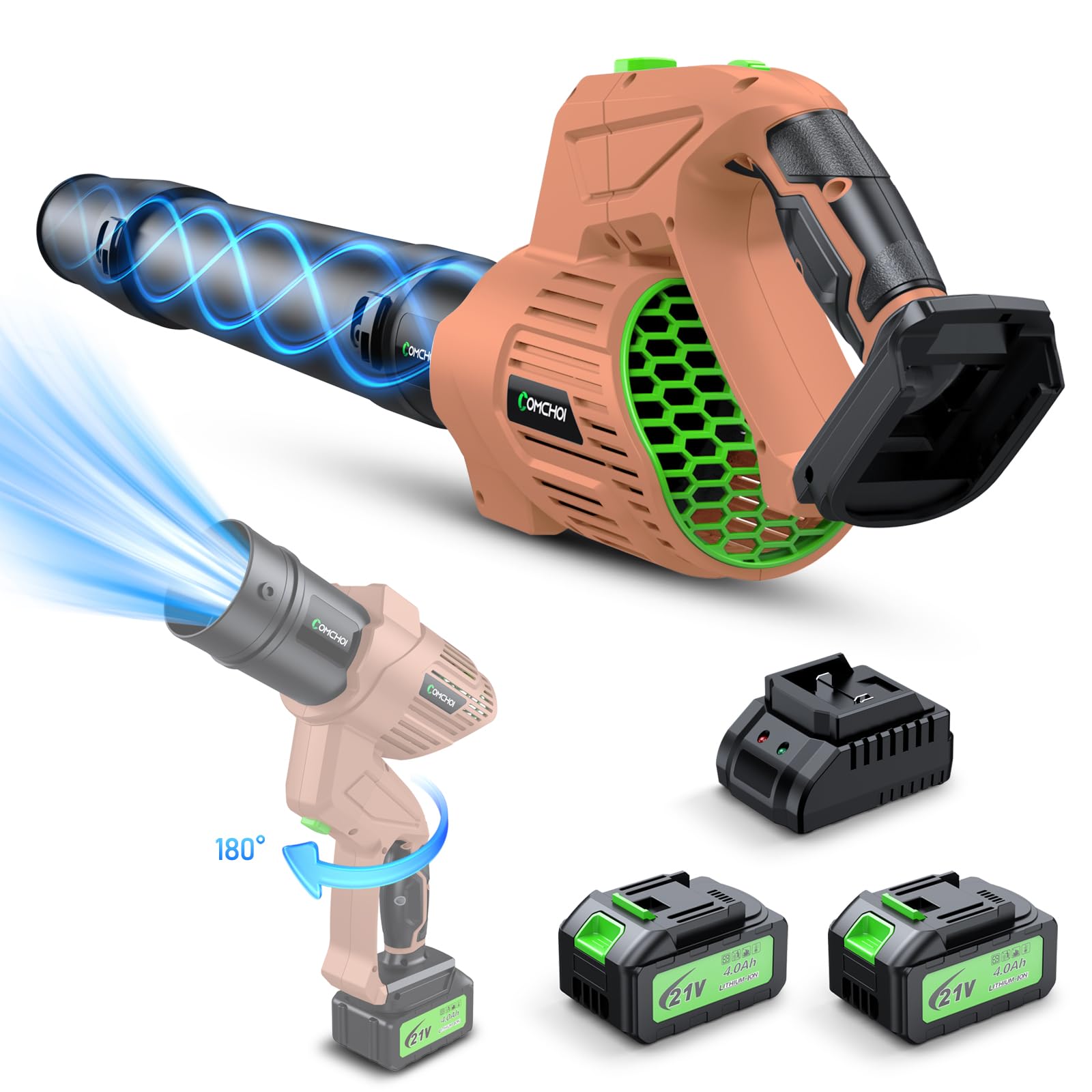 thumbnail image 2 of Blumway Leaf Blower Cordless For Makita, 18-20V Blowers For Lawn 2 of 14