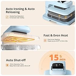 HTVRONT Auto Heat Press 2 - Heat Press Machine for