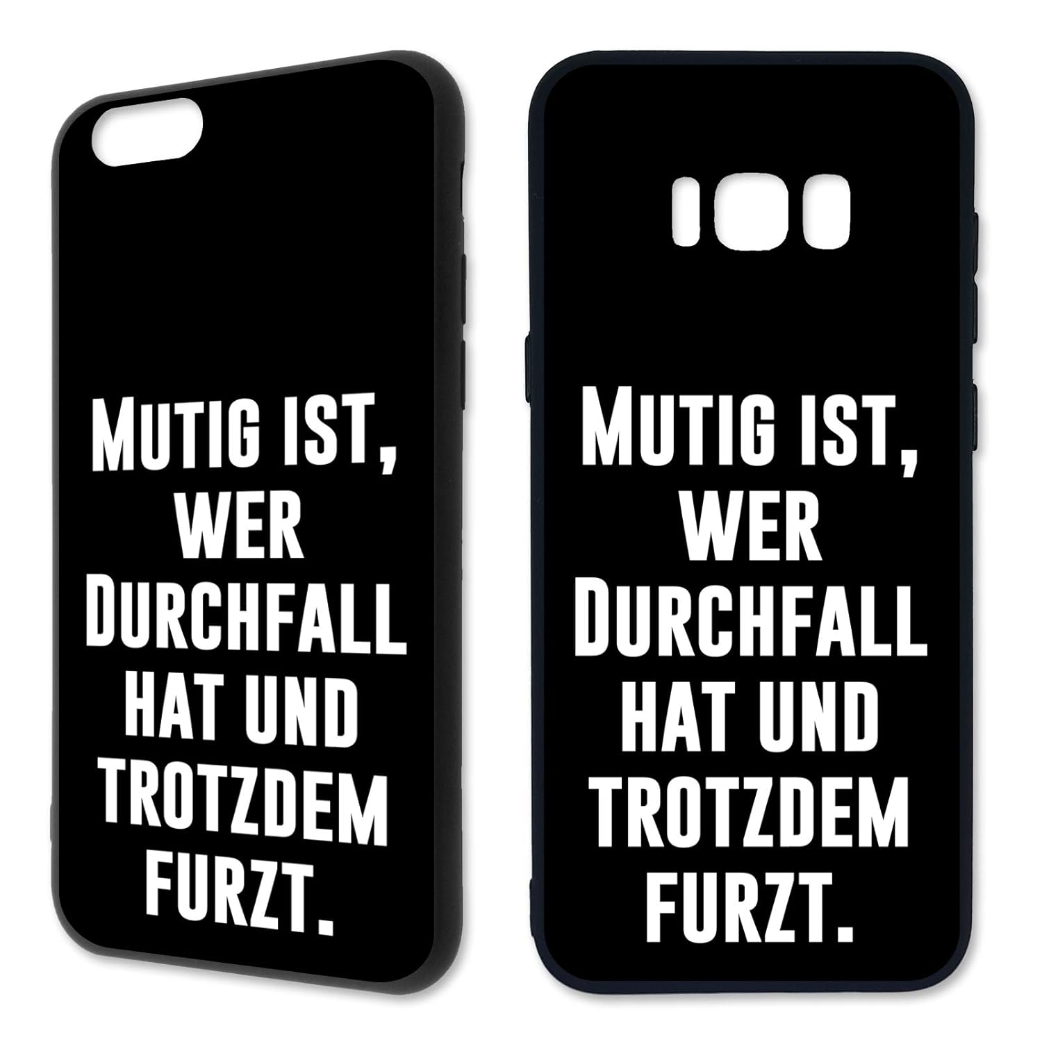 Premium Handyhülle Sprüche Aus Silikon Amazonde Elektronik